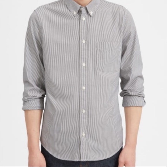 Everlane Other - Everlane EUC men’s blue and white striped Oxford button down shirt